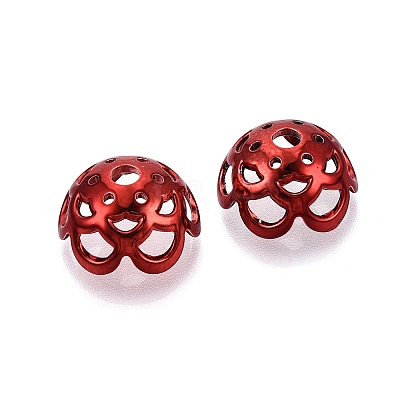 UV Plated ABS Bead Caps OACR-D316-04B-06-1