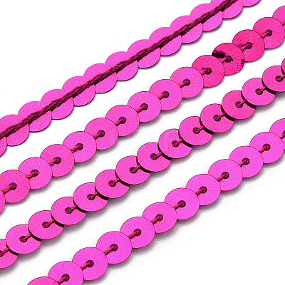 Plastic Paillette/Sequins Chain Rolls BS08Y-1