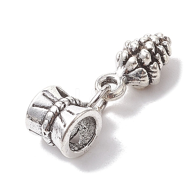 Tibetan Style Alloy Pendants PALLOY-JF02592-01-1