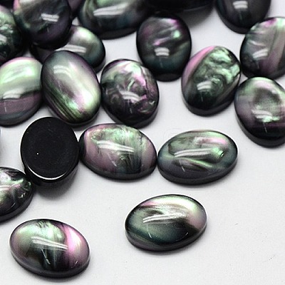 Resin Cabochons X-CRES-J038-10x14mm-02-1