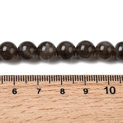 Natural Smoky Quartz Beads Strands G-B167-A09-8mm-1