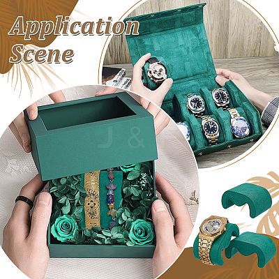 Velvet Jewelry Watch/Bracelet Display Pillows ODIS-WH0043-201C-1