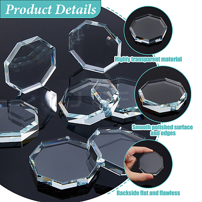 Glass Fabric Pattern Weights AJEW-WH0314-945B-1