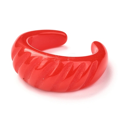 Acrylic Cuff Rings RJEW-M137-03C-1