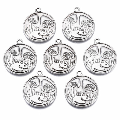 Autumn Theme Tibetan Style Alloy Pendant Enamel Settings PALLOY-S120-289-NR-1