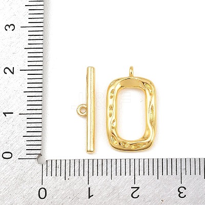 Brass Toggle Clasps KK-G548-41G-03-1