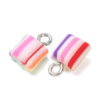 Handmade Polymer Clay Charms CLAY-C008-03-1