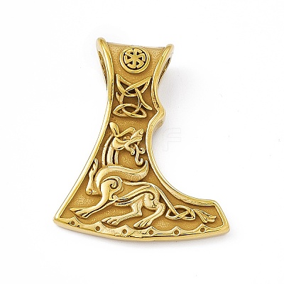 Ion Plating(IP) 304 Stainless Steel Manual Polishing Pendants STAS-J039-14AG-1
