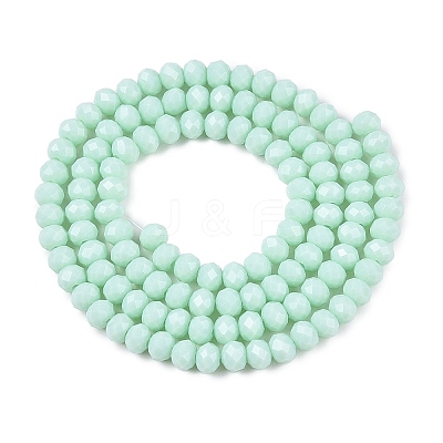 Opaque Solid Color Imitation Jade Glass Beads Strands EGLA-A044-P3mm-D14-1