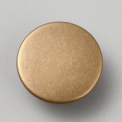 1-Hole Alloy Shank Buttons BUTT-WH0031-38G-1