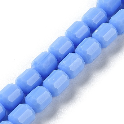 Opaque Glass Beads Strands GLAA-G112-03B-1