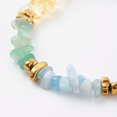 Chakra Jewelry BJEW-JB06156-1