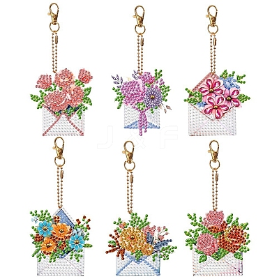 Flower Envelope DIY Pendant Decoration Kit PW-WG51724-01-1