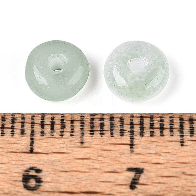 Baking Paint Imitation Jade Glass Beads DGLA-C005-A01-3x6mm-07-1