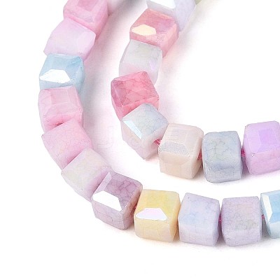 Anti-Tarnish Electroplate Glass Beads Strands X-GLAA-T025-4mm-10M-1