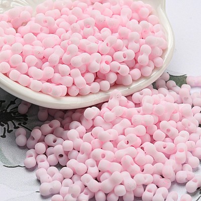 Macaron Color Opaque Frosted Glass Seed Beads SEED-K009-12B-09-1