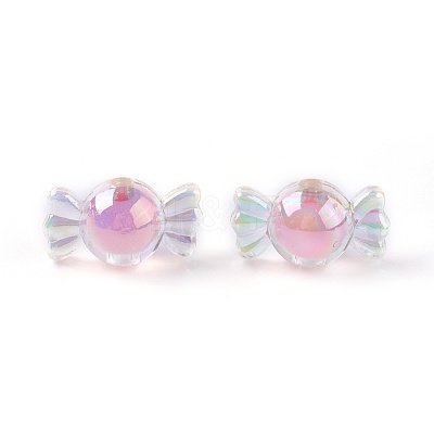 Acrylic Beads MACR-WH0004-01-1