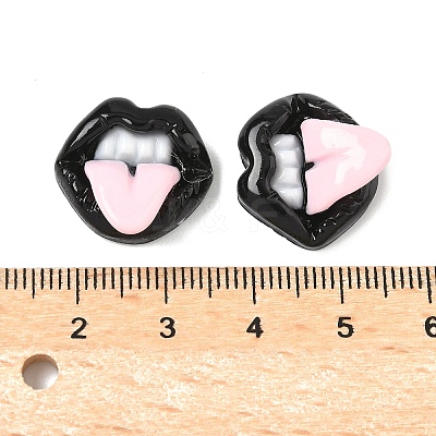 Funny Opaque Resin Cabochons CRES-D312-01C-1