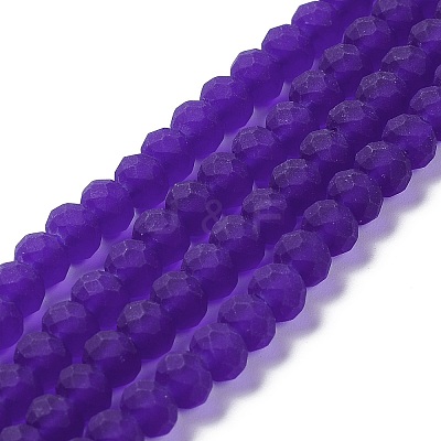 Transparent Glass Beads Strands EGLA-A034-T3mm-MD06-1