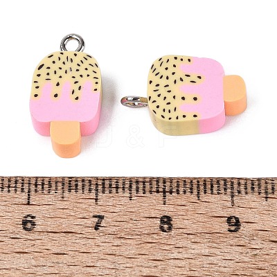 Handmade Polymer Clay Pendants CLAY-Q253-07P-05-1