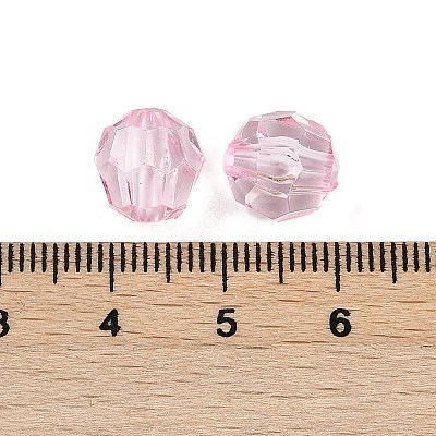 Transparent Acrylic Beads OACR-Q015-02E-1