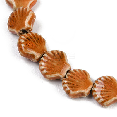Handmade Porcelain Beads Strands PORC-Q002-01A-10-1