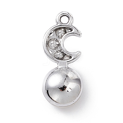 Alloy Rhinestone Pendants PALLOY-P287-18P-02-1
