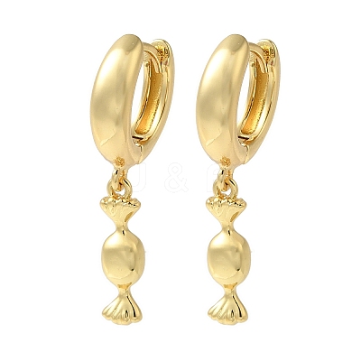 Rack Plating Brass Hoop Earrings EJEW-B062-45G-1