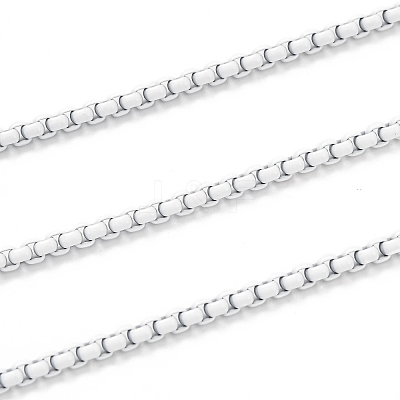 Spray Painted Stainless Steel Box Chains CHS-L027-13-1
