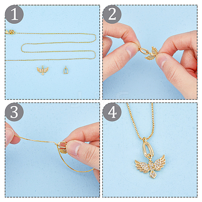 40Pcs 2 Style Rack Plating Eco-friendly Brass Ice Pick Pinch Bails KK-FH0005-33-1