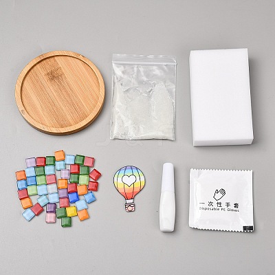 DIY Mosaic Coaster Making Kit TH-CBAB785-01E-1