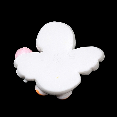 Cute Duck Opaque Resin Cabochons RESI-L038-07P-06-1