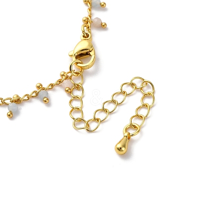 Brass Cable Chain Necklace Making KK-K337-12G-03-1