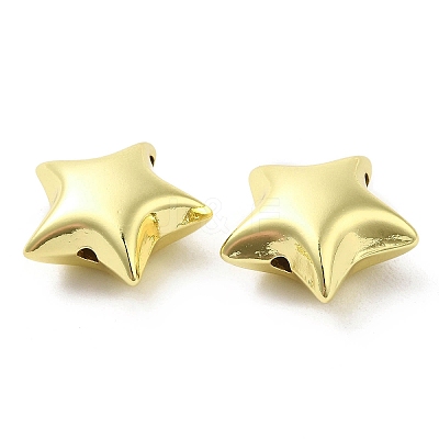 Rack Plating Brass Beads KK-K364-13G-1