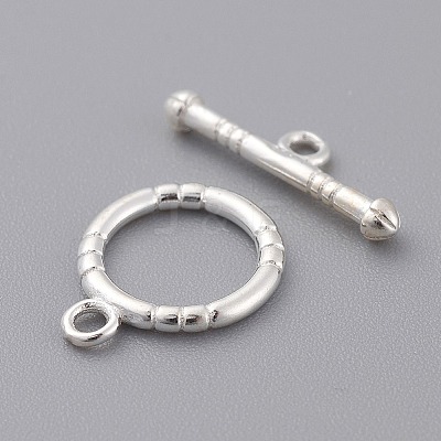 925 Sterling Silver Toggle Clasps STER-A008-21-1