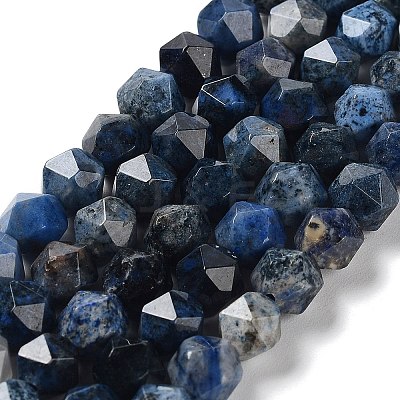 Natural Dumortierite Quartz Beads Strands G-G030-A04-02-1