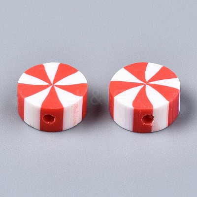 Handmade Polymer Clay Beads X-CLAY-N011-019A-1