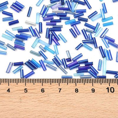 Glass Round Bugle Beads SEED-XCP0001-47F-1