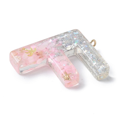 Resin Pendants RESI-B029-01P-F-1