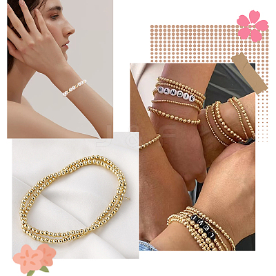 Brass Beads KK-BBC0009-71B-1