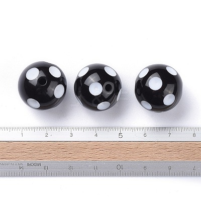 Chunky Bubblegum Acrylic Beads SACR-S146-20mm-09-1