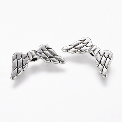 Tibetan Style Alloy Beads X-TIBEB-1127-AS-LF-1