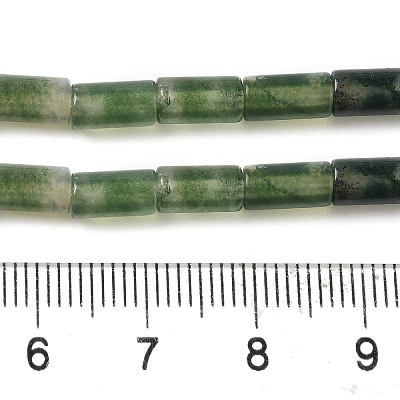 Natural Moss Agate Beads Strands G-B091-A10-01-1