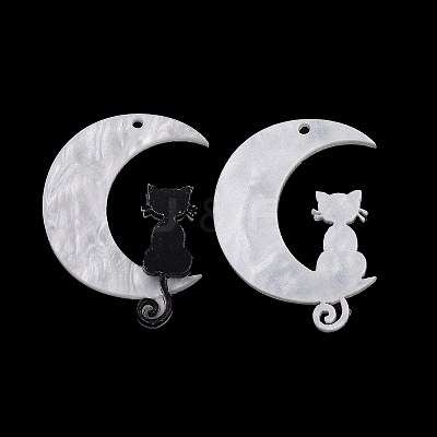 Halloween Printed Acrylic Pendants LS-MACR-M021-01-1-1