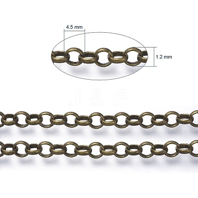 Brass Rolo Chains CHC-S008-002A-AB-1