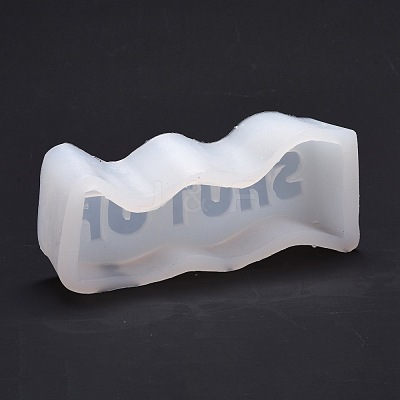 Wavy Letter Silicone Candle Mold DIY-Z015-03-1