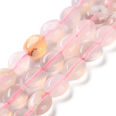 Natural Cherry Blossom Agate Beads Strands G-M420-D16-01-1