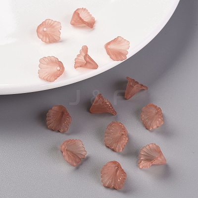 Frosted Acrylic Bead Caps MACR-S371-10A-763-1
