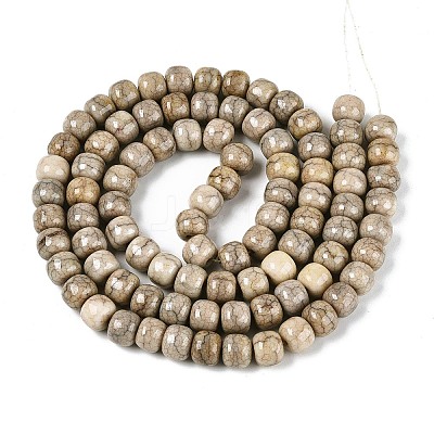 Ombre Effect Dyed Glass Beads Strands GLAA-N067-01A-13-1