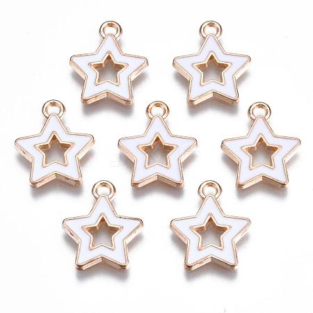 Alloy Enamel Pendants X-ENAM-S121-027-1